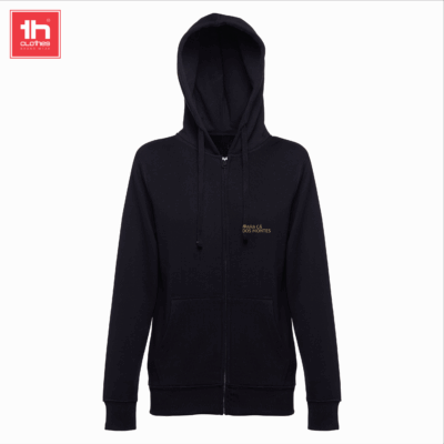 Hoodie com fecho THC amsterdam